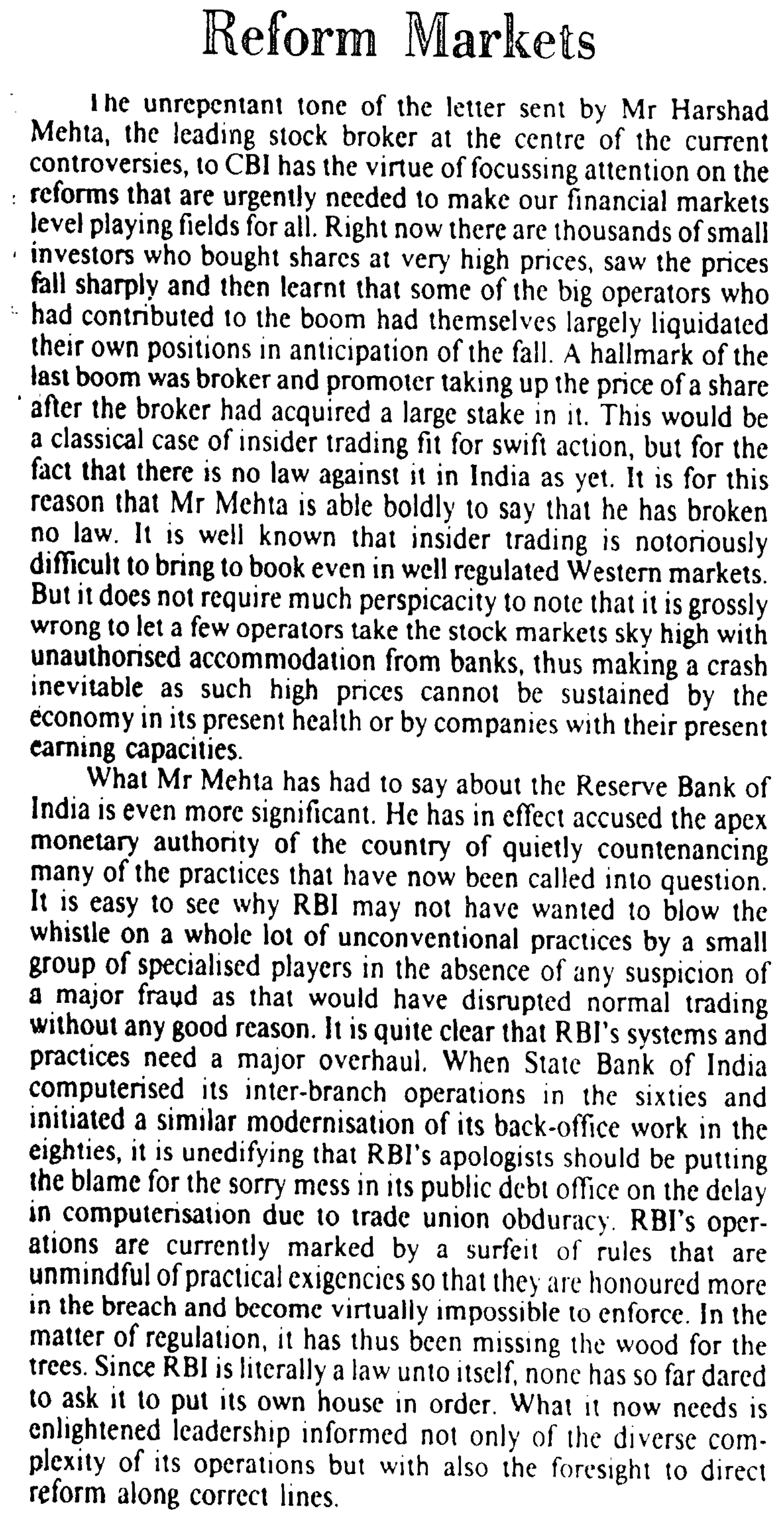 img for Reform Markets